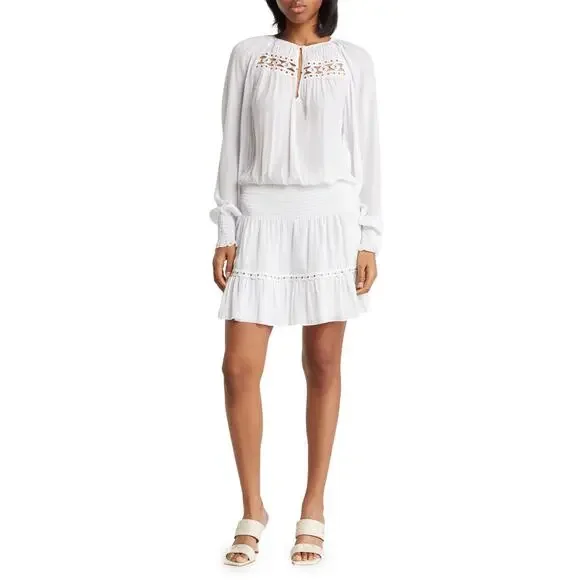 Ramy Brook Nardia Dress in White Size M - Picture 1 of 11